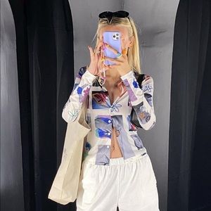 With Jean Bobbie top